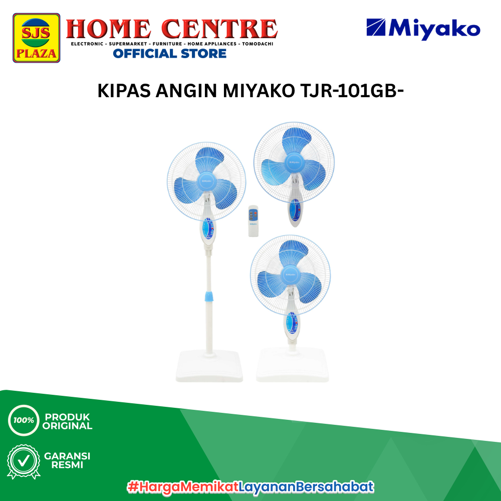KIPAS ANGIN MIYAKO TJR-101GB 16 INCH