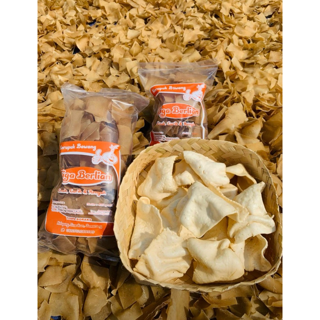 KERUPUK BAWANG TIGA BERLIAN