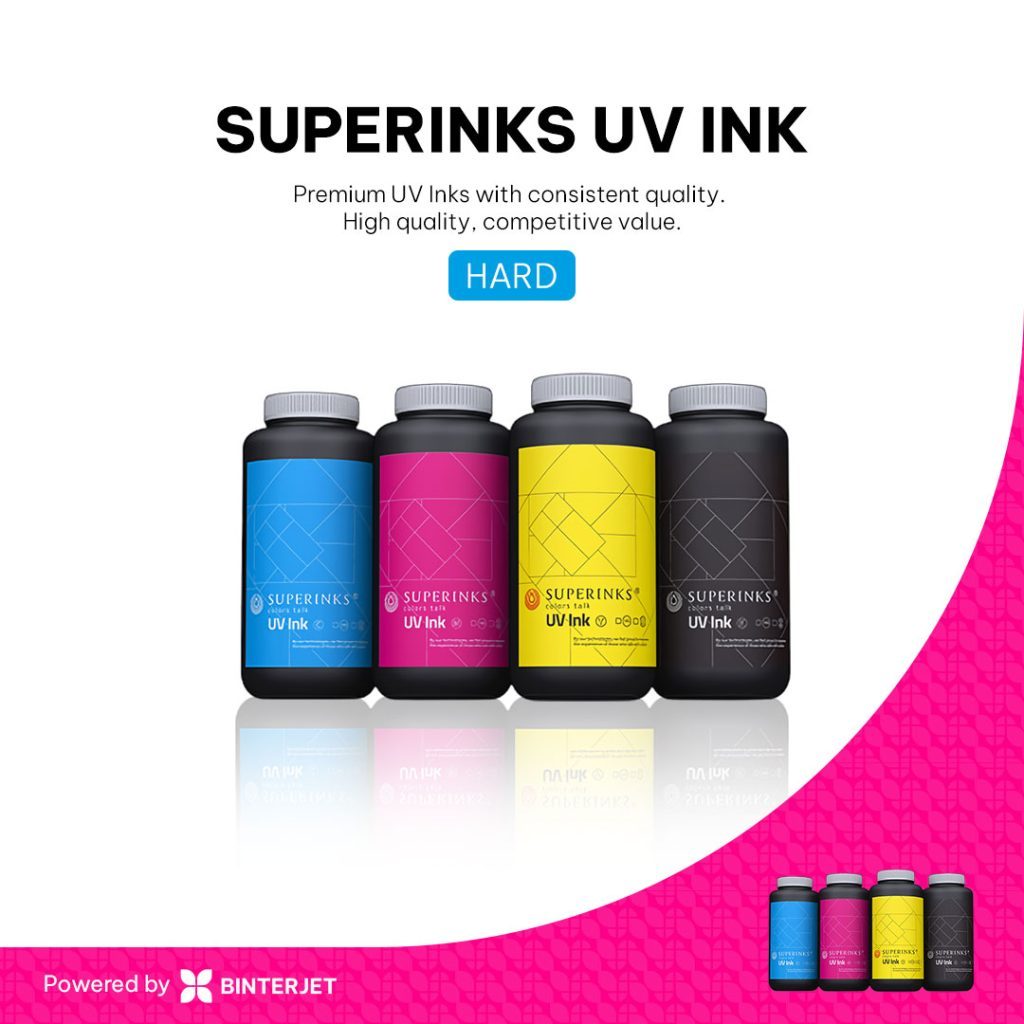 Tinta UV Superinks 500 ml Tinta Digital Printing UV