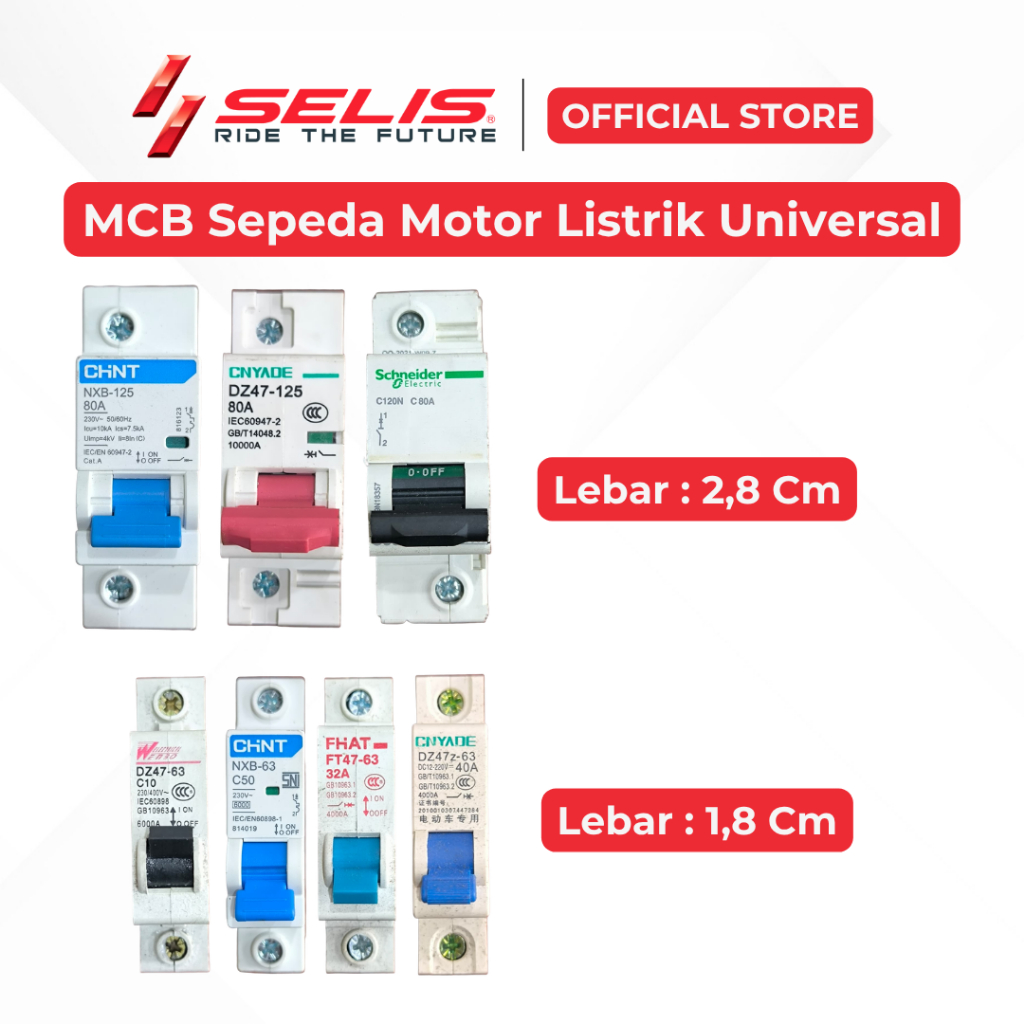 SELIS - MCB Sepeda Motor Listrik Universal