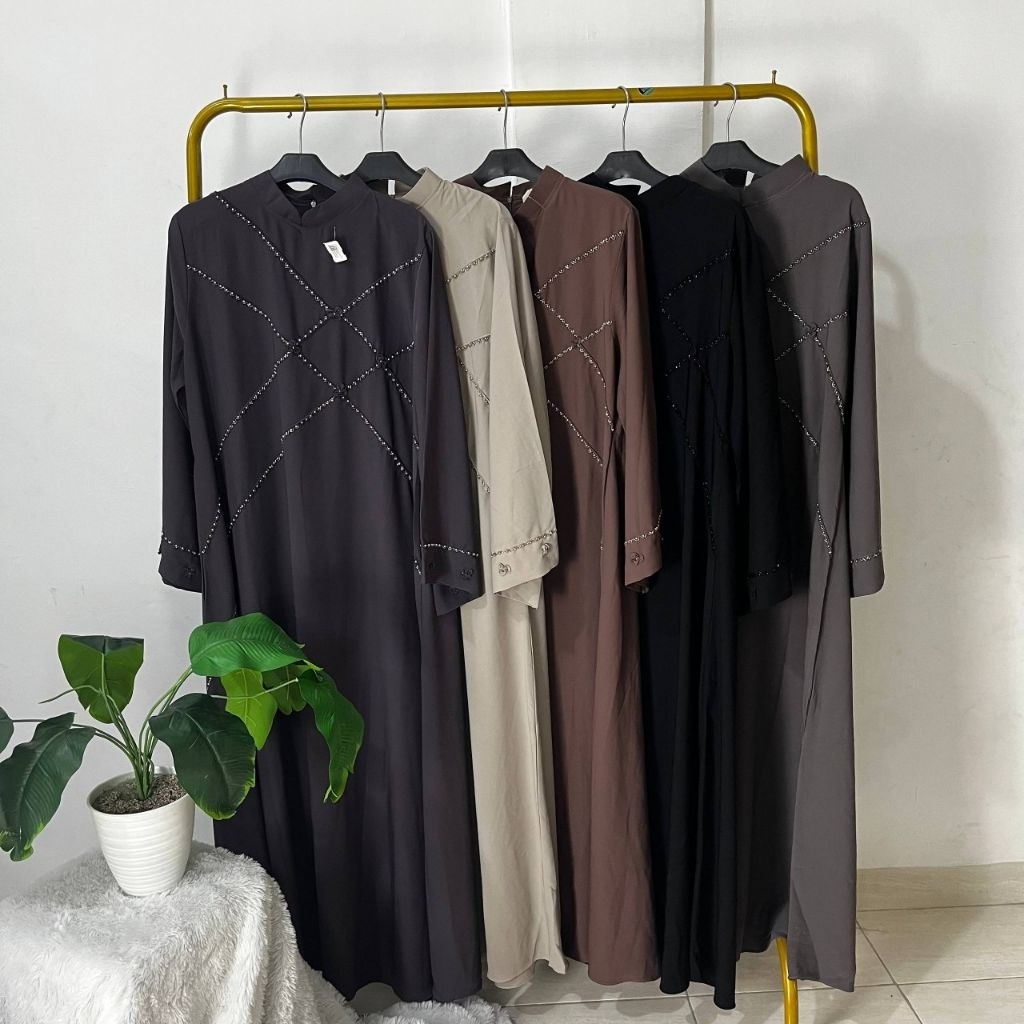 Abaya Payet | Abaya Payet Premium | Abaya adem | Abaya Free Size | Abaya Premium Murah | Gamis Abaya