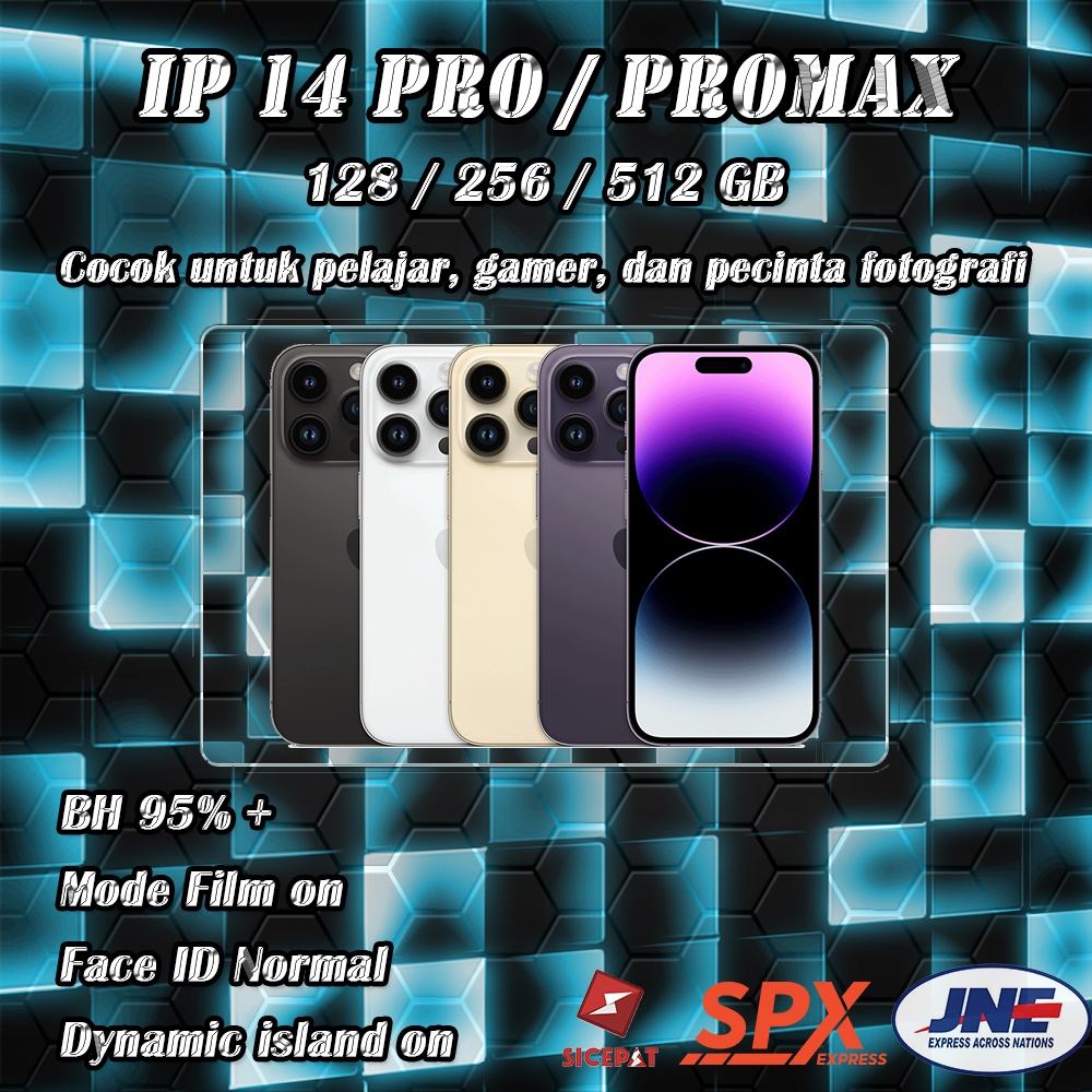iPhone 14 Pro/ProMax 128/256GB Second 100% ORI INTER