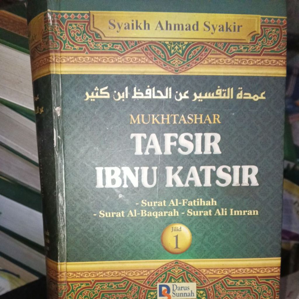 buku bekas mukhtashar tafsir ibnu katsir jilid 1
