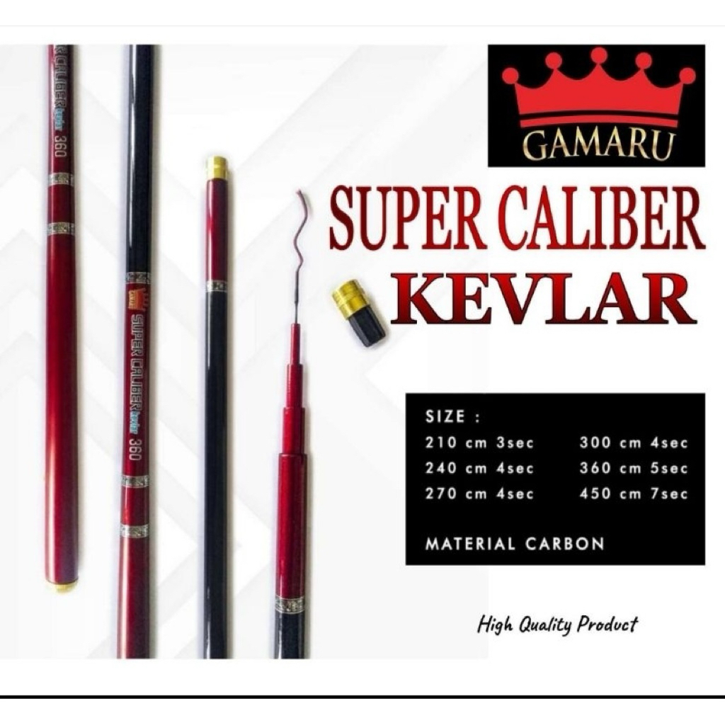POLE / TEGEK GAMARU SUPER CALIBER KEVLAR (For GALATAMA LELE)