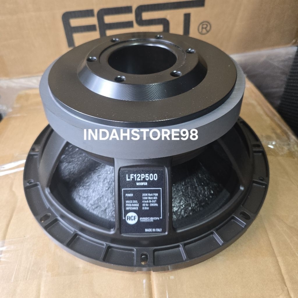 Speaker 12 inch RCF LF 12P500 Sub Coil 4inc Speaker RCF LF12P500