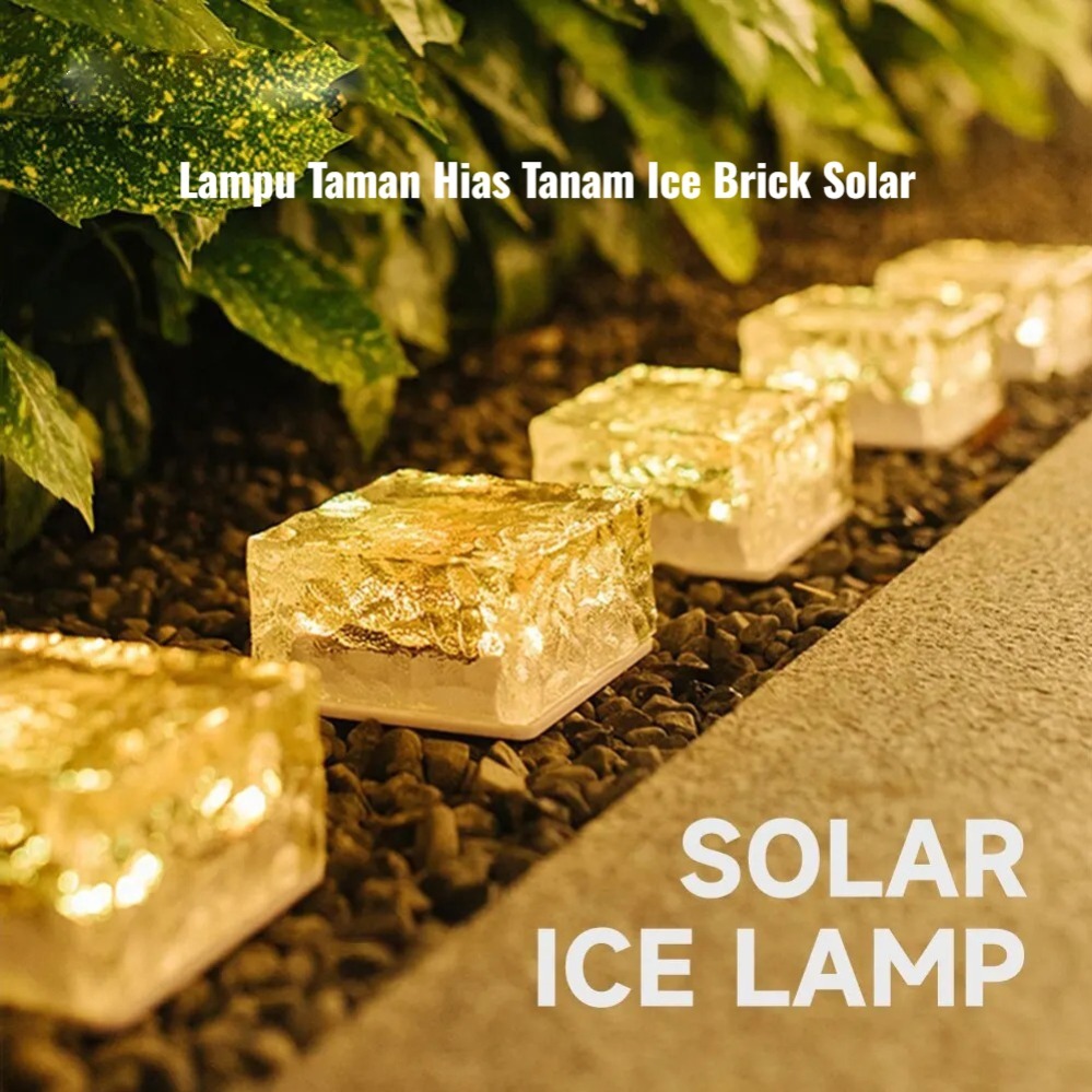 Lampu Taman Lampu Tangga Lampu Pagar Solar Tenaga Surya LED Outdoor LAMPU LANTAI  Lampu Taman Hias T