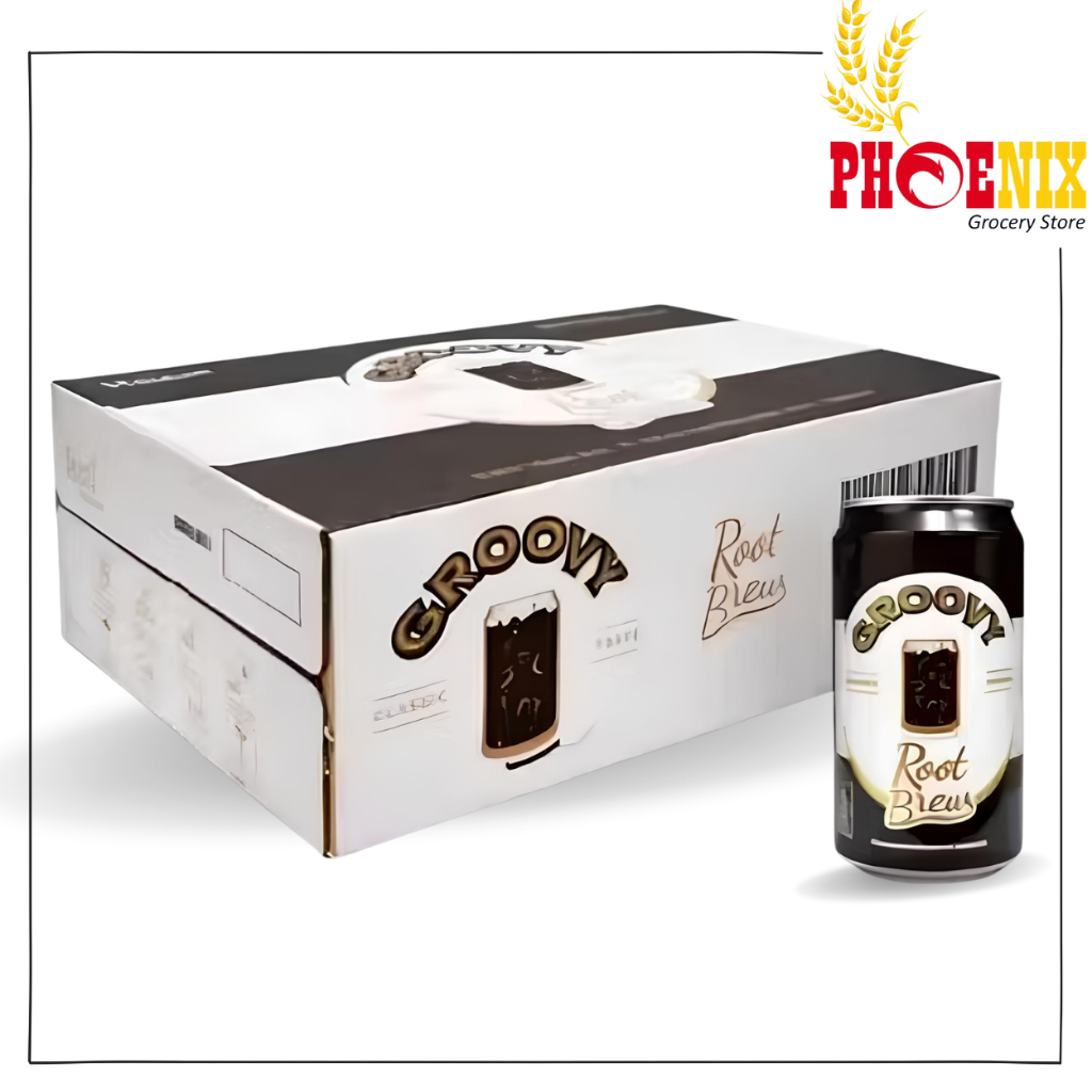 Groovy Root Brew Minuman Soda Kaleng 1 dus isi 24 can @330 ml