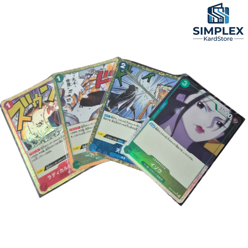 Kartu One Piece C-UC Parallel Foil TCG One Piece Japan