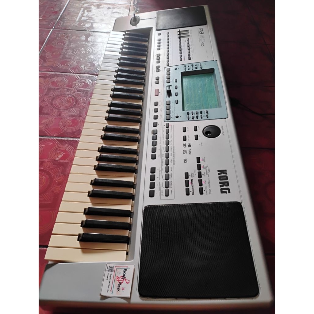keyboard musik/ piano digital/ organ tunggal/ KORG pa 50 sd second