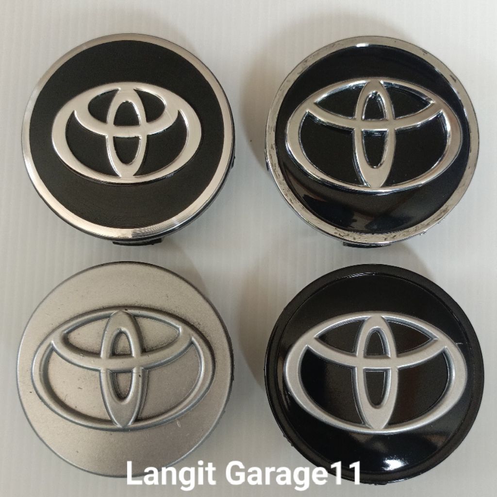 Dop Velg Logo Toyota 6.2mm Untuk Velg Mobil Avanza Inova Dan Alphard