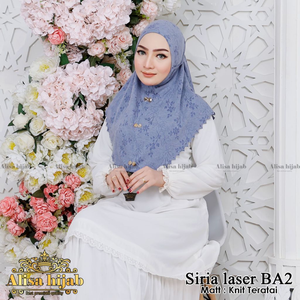 HIJAB ALISA HUSNA SIRIA KS//HIJAB INSTAN DEWASA/HIJAB INSTAN