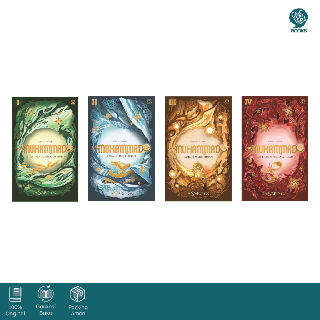 Buku Novel Muhammad: Penggenggam Hujan Pengeja Hujan Pewaris Hujan Penggema Hujan (Republish 2026) -