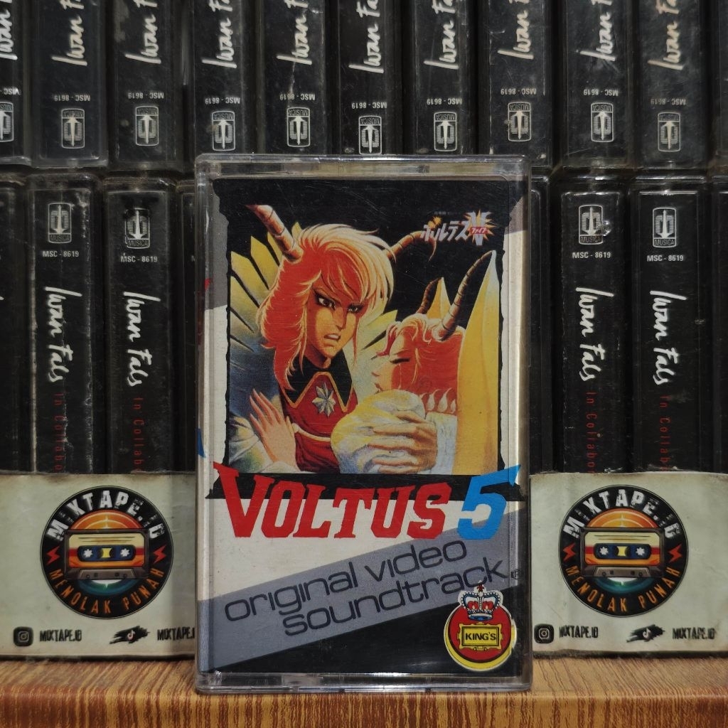 Kaset - Voltus 5 (Original Video Soundtrack) - Choudenji Machine Voltes V - Radio Tape - Kaset Pita 