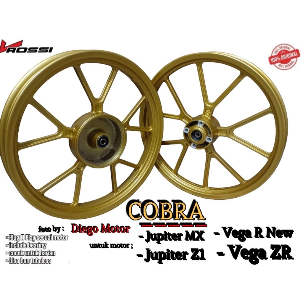 Velg Racing Vrossi Yamaha Mx Old, Jupiter Z New, Jupiter Z1, Vega R New, Vega ZR, Vega Force Sepasan