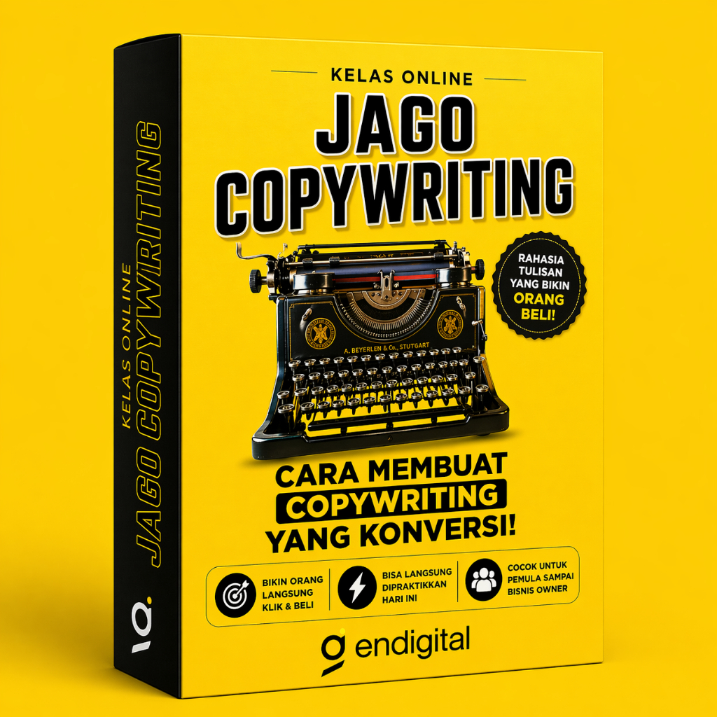 JAGO COPYWRITING - Mahir Copywriting Jago Membuat Tulisan yang Konversif - Materi Video