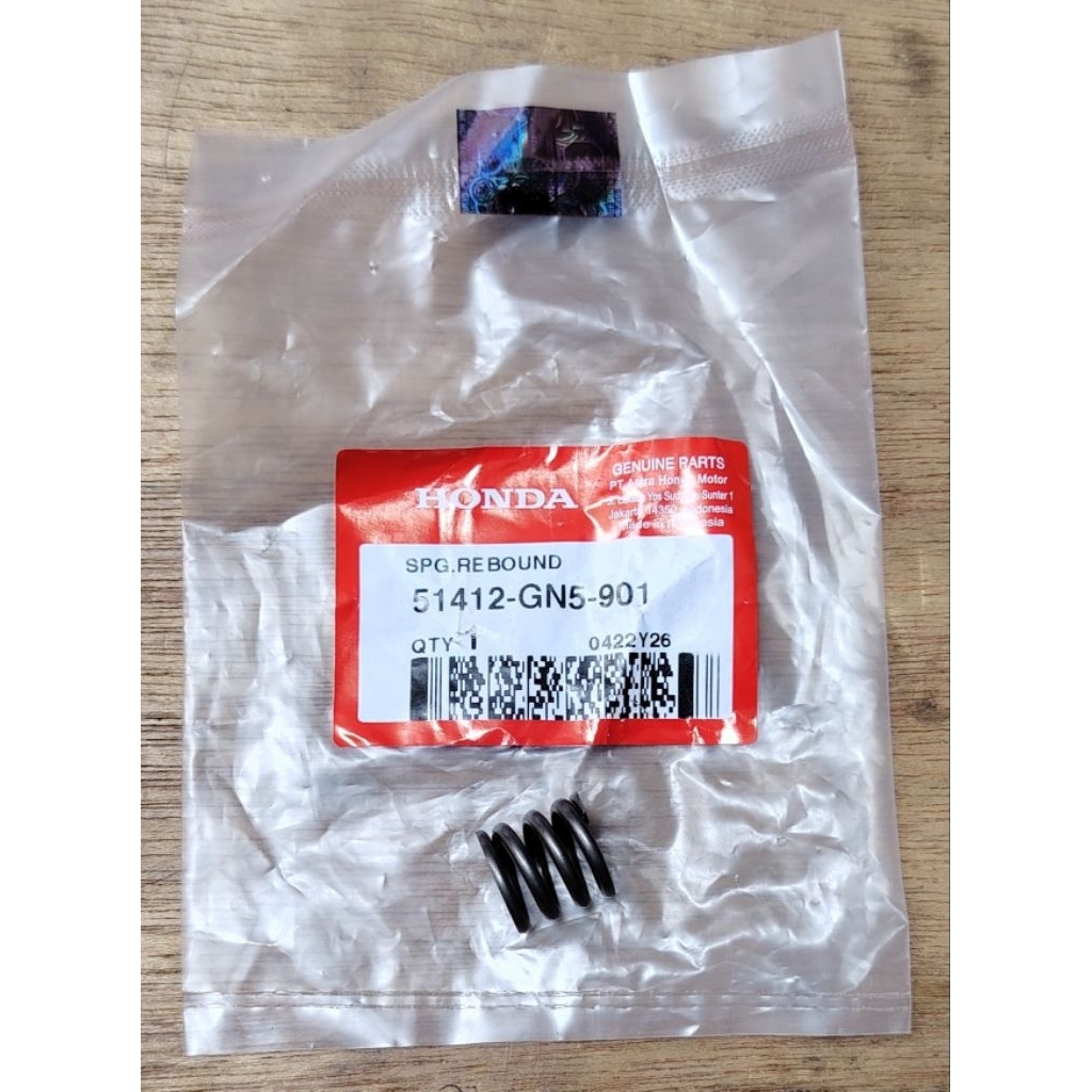 Spring rebound atau per suling shock depan Beat/Beat fi/Vario 125/Vario 150 PNP all Honda bebek old