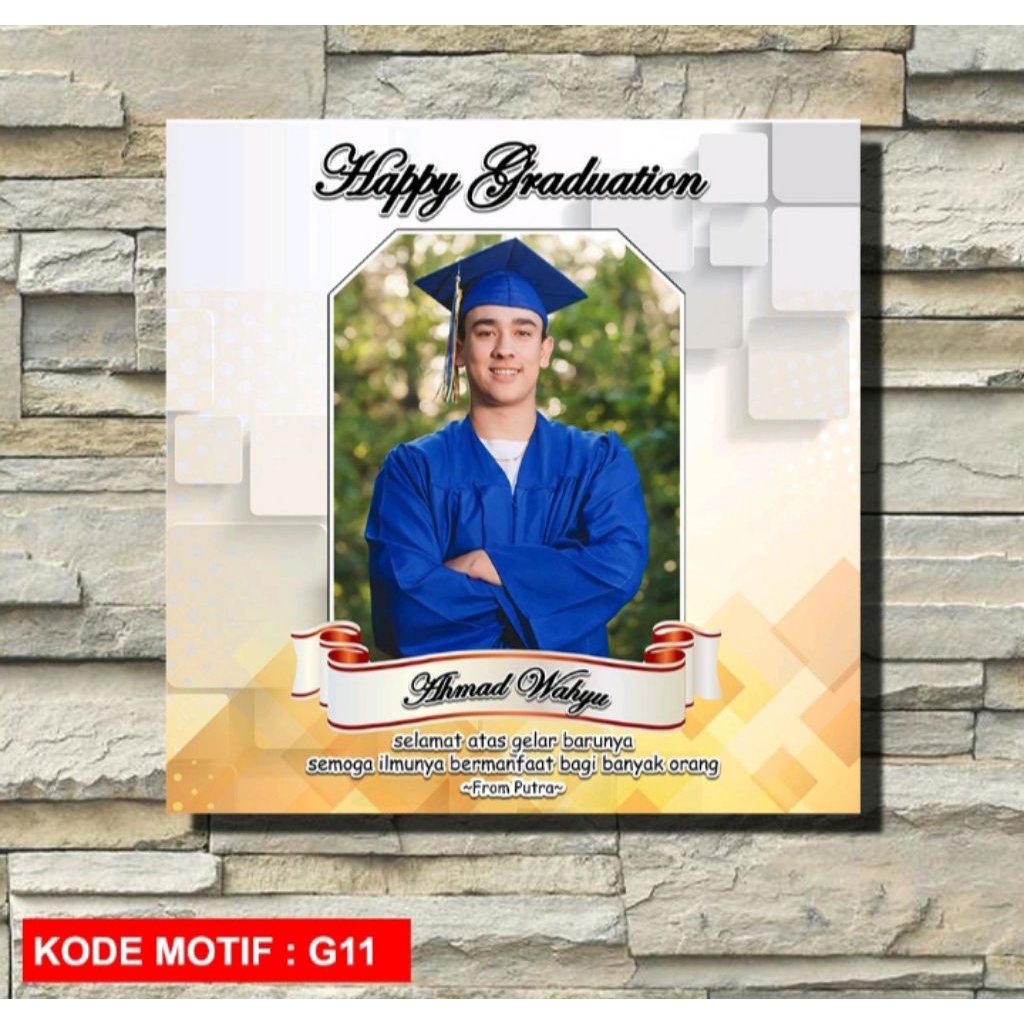 Kado Wisuda Custom Foto