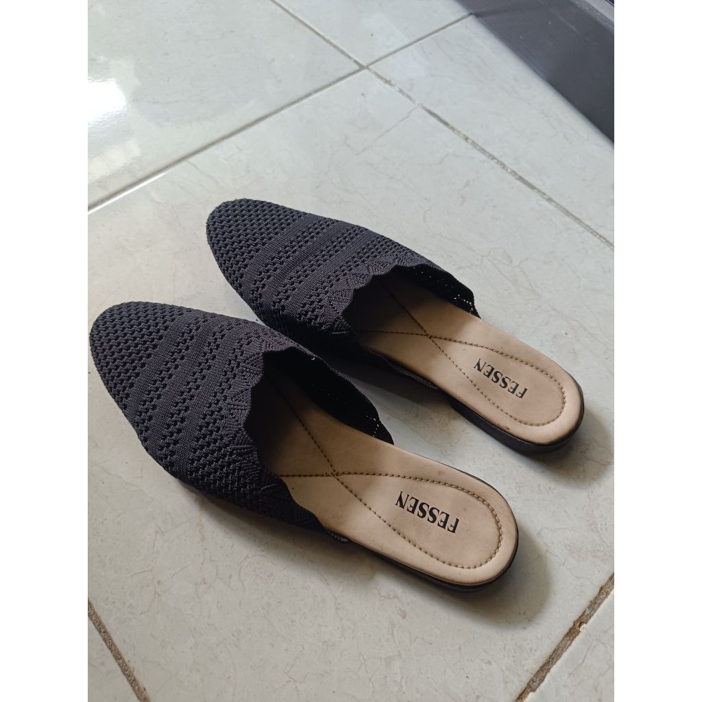 PL sandal selop rajut | sandal selop wanita