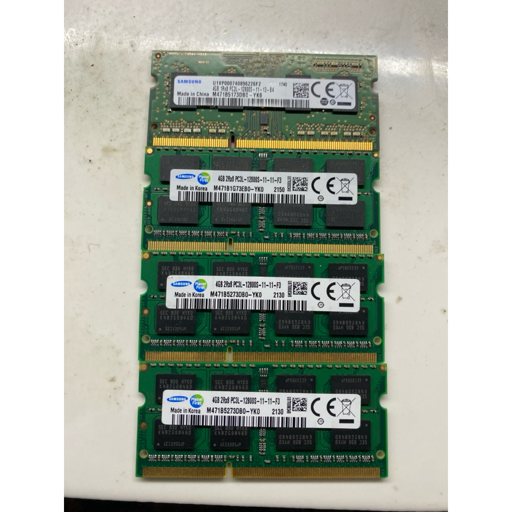 Sodimm Ram laptop 4Gb ddr3 ddr3L bekas Normal tested