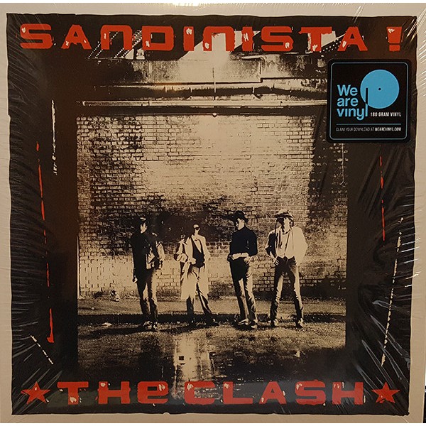 Vinyl The Clash Sandinista 180 Gram Vinyl Hitam Desain Klasik Band Rock
