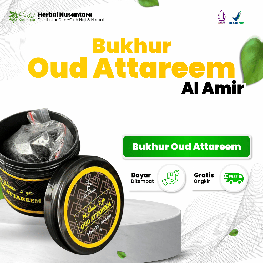 Bukhur Al Amir OUD ATTAREEM 50gr 30gr - Dupa Arab Wangi Gaharu Segar Tahan Lama Harum Menenangkan