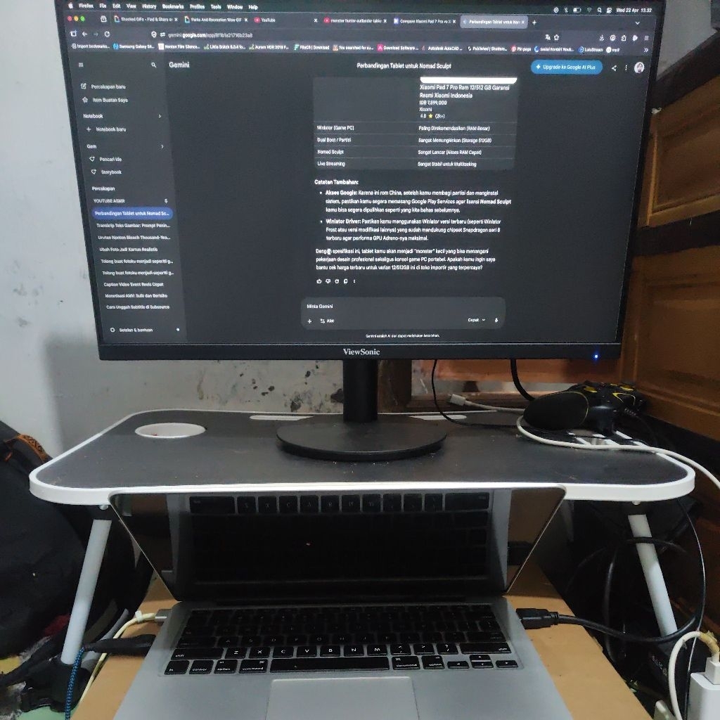 Macbook Pro 2015 + monitor 24" 144hz