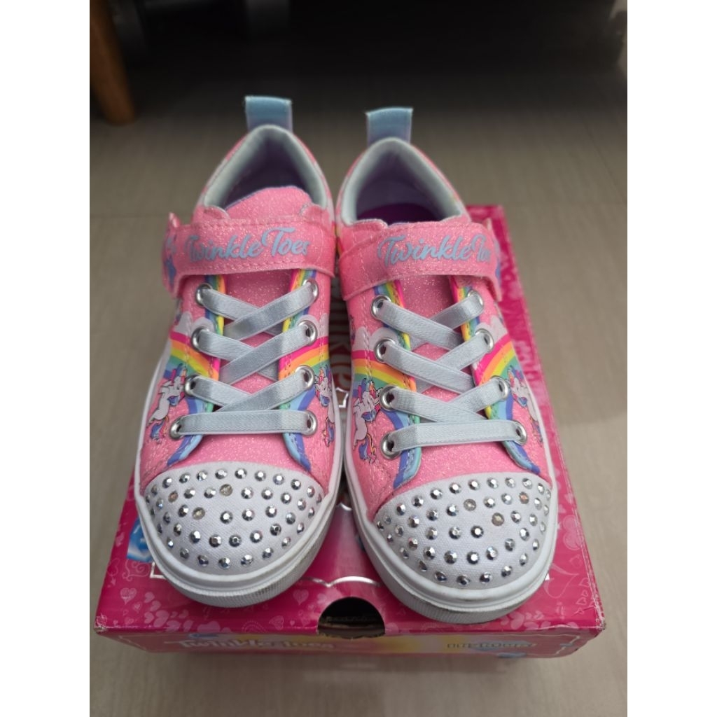 Sepatu Skechers Twinkle Toes anak ukuran 30
