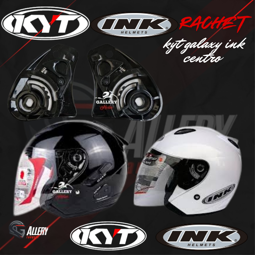 RACHET KACA HELM KYT DJ MARU, KYT GALAXY, INK CENTRO | RACHET VISOR HELM KYT ORI