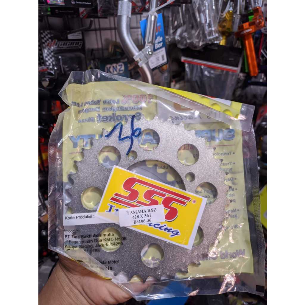 GEAR BELAKANG SSS 428 34 35 36 37 38 39 ORIGINAL SSS JUPITER Z VEGA R FIZR FIZ R RX KING RX KING MX 