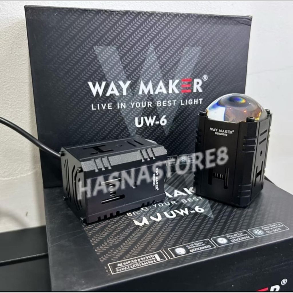 WAY MAKER UW 6 WE WIDE EYE 90W UPS WAY MAKER MINI LASER LAMPU TEMBAK MOTOR MOBIL