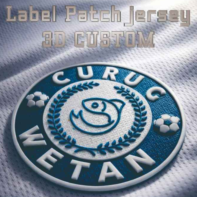 label patch custom desain bebas proses cepat buat beragam kebutuhan label patch jersey dan baju spor