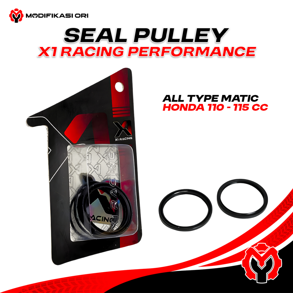 SEAL PULLEY KVY - BEAT KARBU - SCOOPY KARBU - KARET SEAL PULLEY KIRIAN MOTOR - X1 RACING - MODIFIKAS