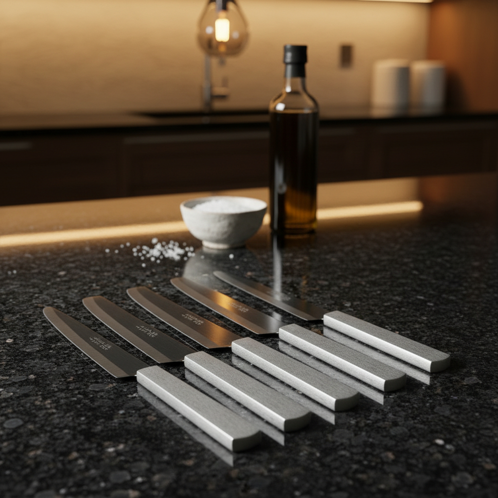 Set Pisau Dapur Stainless Steel 5 PCS 30 cm – Tajam, Kuat & Multifungsi