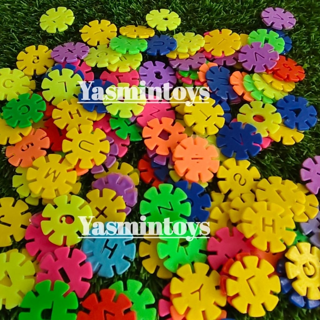 100PCS MAINAN BOMBIK/Bunga SAKURA UK SEDANG untuk Anak-anak Mainan Edukasi Warna-warni