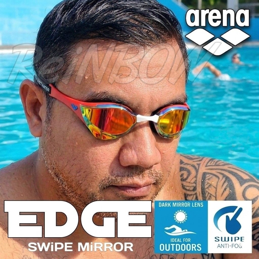 Arena Cobra EDGE Racing Swipe Mirror Goggles Kacamata Renang