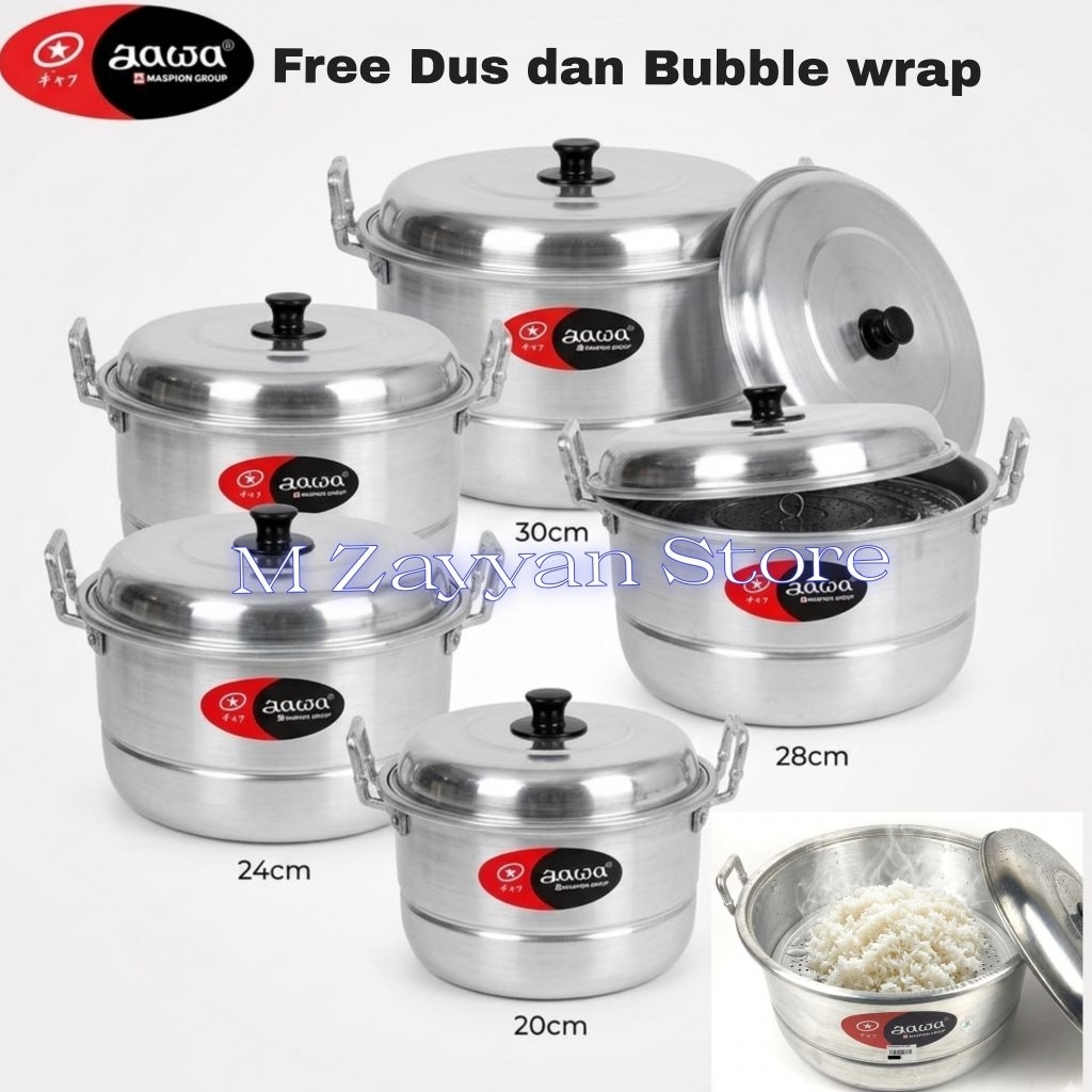 Panci Kukus Dandang Jawa 20 - 30cm - Panci serbaguna