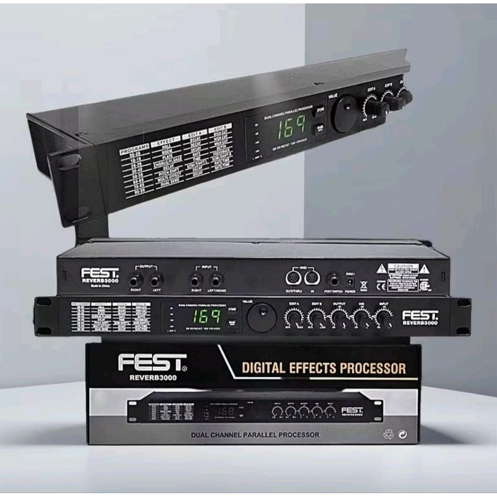 Efec Vokal Fest Reverb3000 Original Efek Vokal Reverb 3000