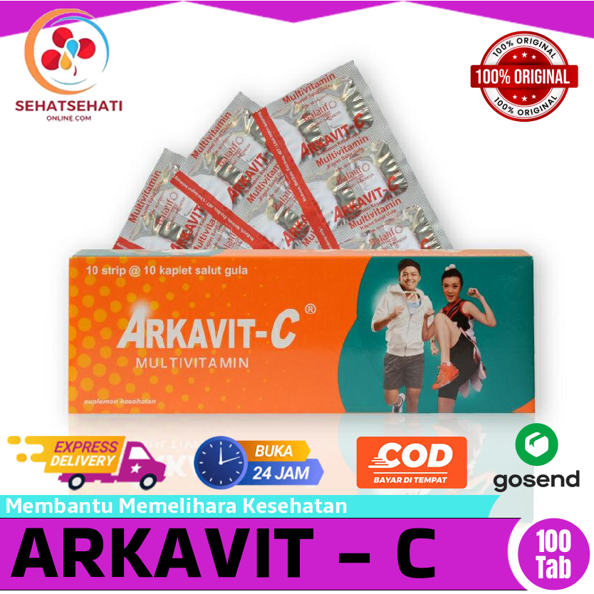 Arkavit C Vitamin B Complex dan Vitamin C 500mg