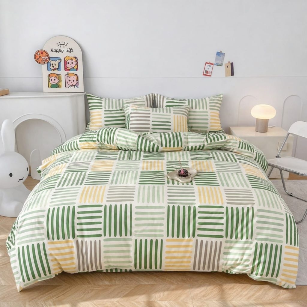 SPREI SET MOTIF TINGGI 30CM UKURAN 180X200 160x200 120x200 SPREI SUDUT KARET