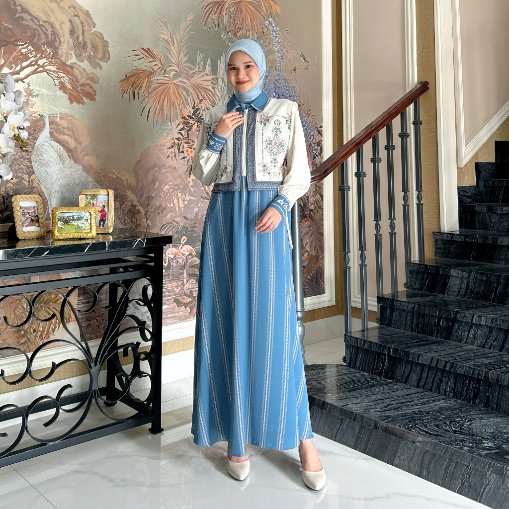 Exclusive - Zafina Dress Gamis Muslimah by Arniz Indonesia