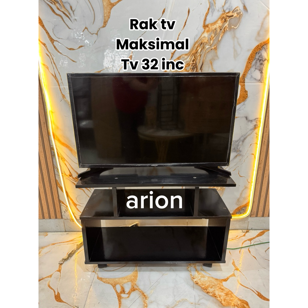 Rak Tv moni/ Rak tv kayu jati belanda / Rak TV kekinian / Meja serbaguna Full Kayu Kaki roda / Rak