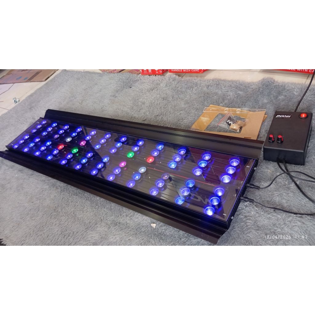 LAMPU LED HPL DIY AQUARIUM AIR LAUT 80CM-120CM 72WATT