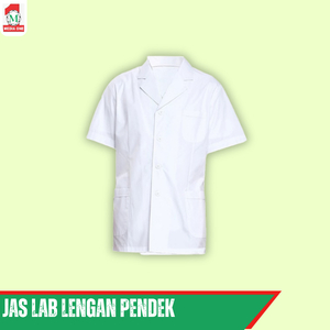 Jas Laboratorium Lengan Pendek