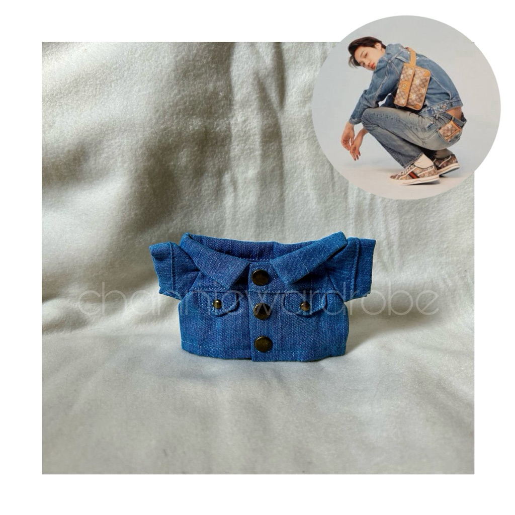 EXO Doll Clothes 20cm 15cm Kai x G*cci Denim Jacket