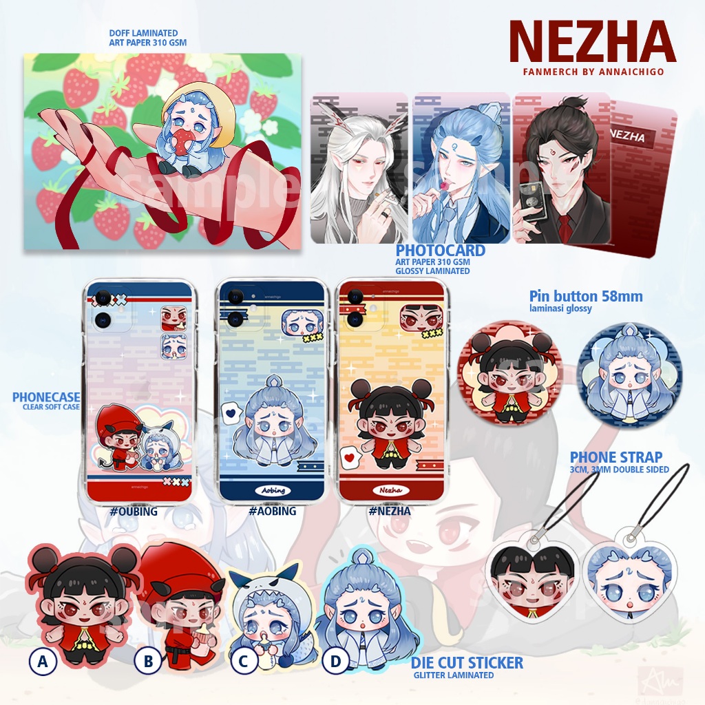 NEZHA AOBING FANMERCH [ANNAICHIGO.ID]