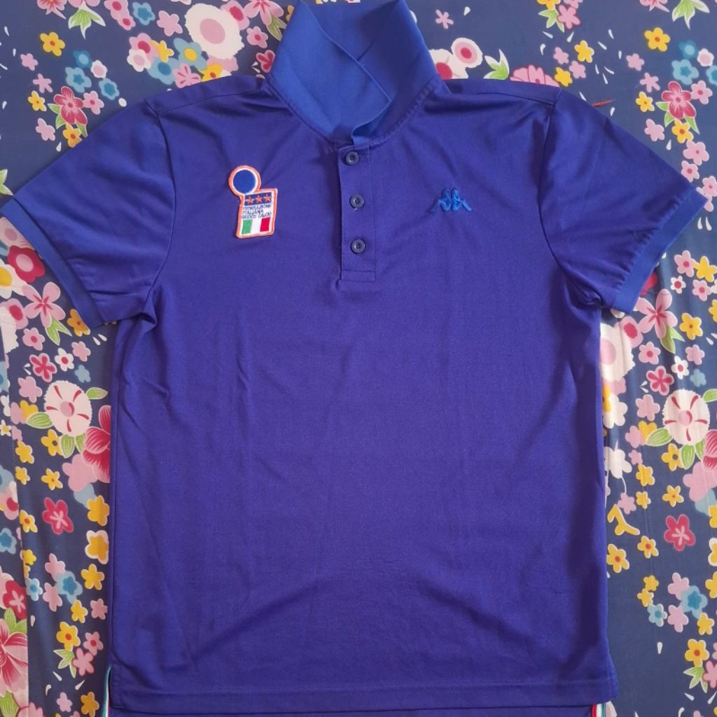 Polo Jersey Italia FIGC Kappa Original Bekas Preloved Second
