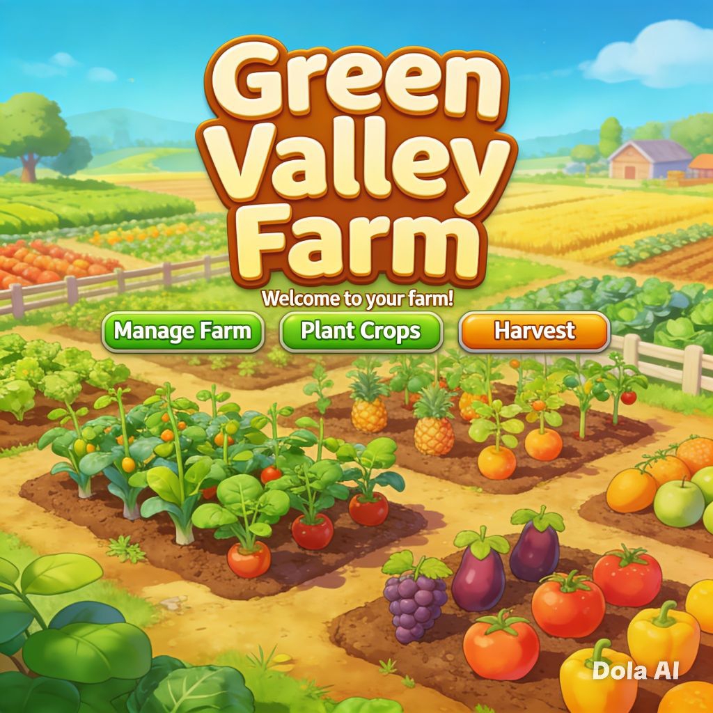Green Valley Farm - Website Game Kebun