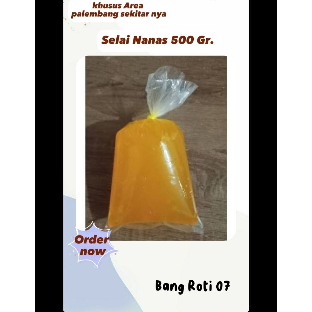 SELAI KILOAN | Selai Nanas 500 Gram - Cocok Sebagai Olesan Pada Roti maupun Martabak