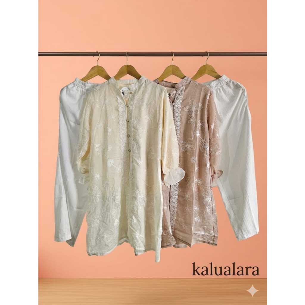 KALUALARA - SETCEL BRUKAT BORDIR ELEGAN MEWAH KONDANGAN