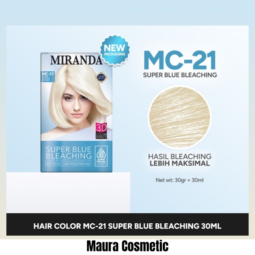 Miranda Semir Rambut Hitam, Coklat, Blonde 30ml || Maura Cosmetic